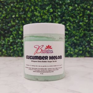 Cucumber Melon Foaming Whipped Shea Butter Sugar Scrub