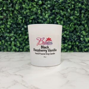 Black Raspberry Vanilla Hand Poured Soy Candle